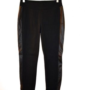 Kensie Leggings with Faux Leather